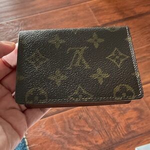 Louis VUITTON VINTAGE card case holder